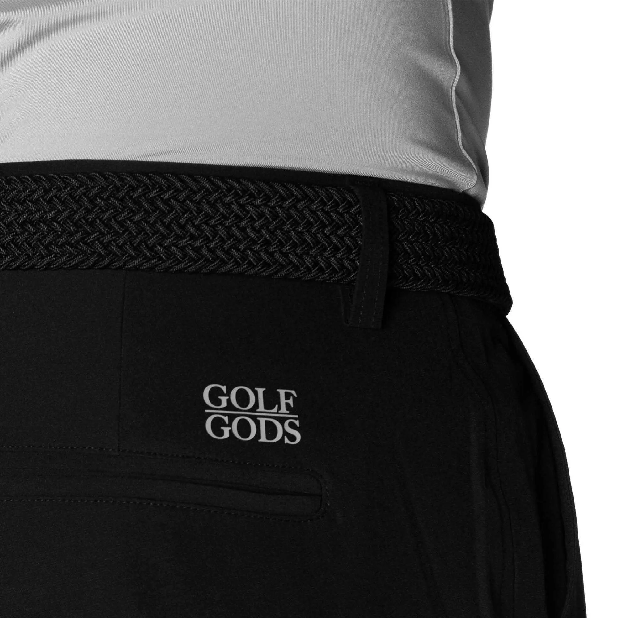 Soft Feel Golf Joggers in Black