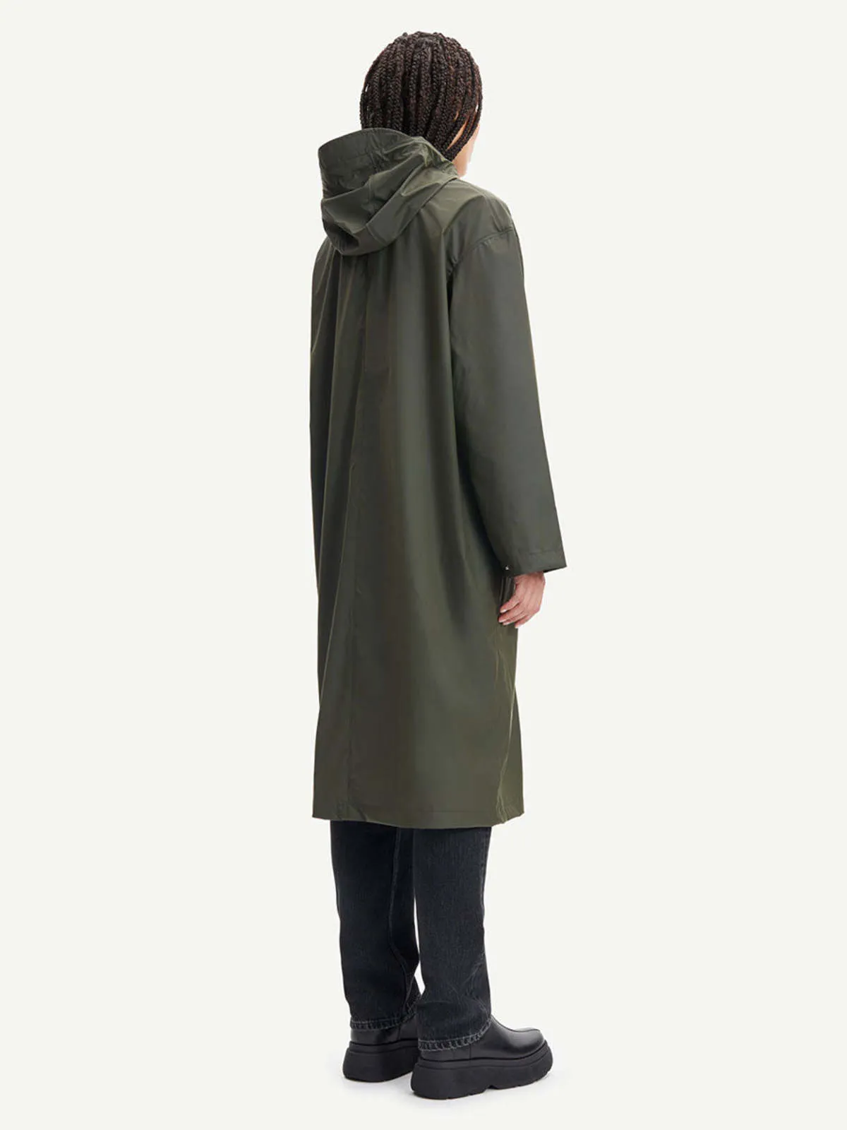 Stala Long Raincoat - Rosin