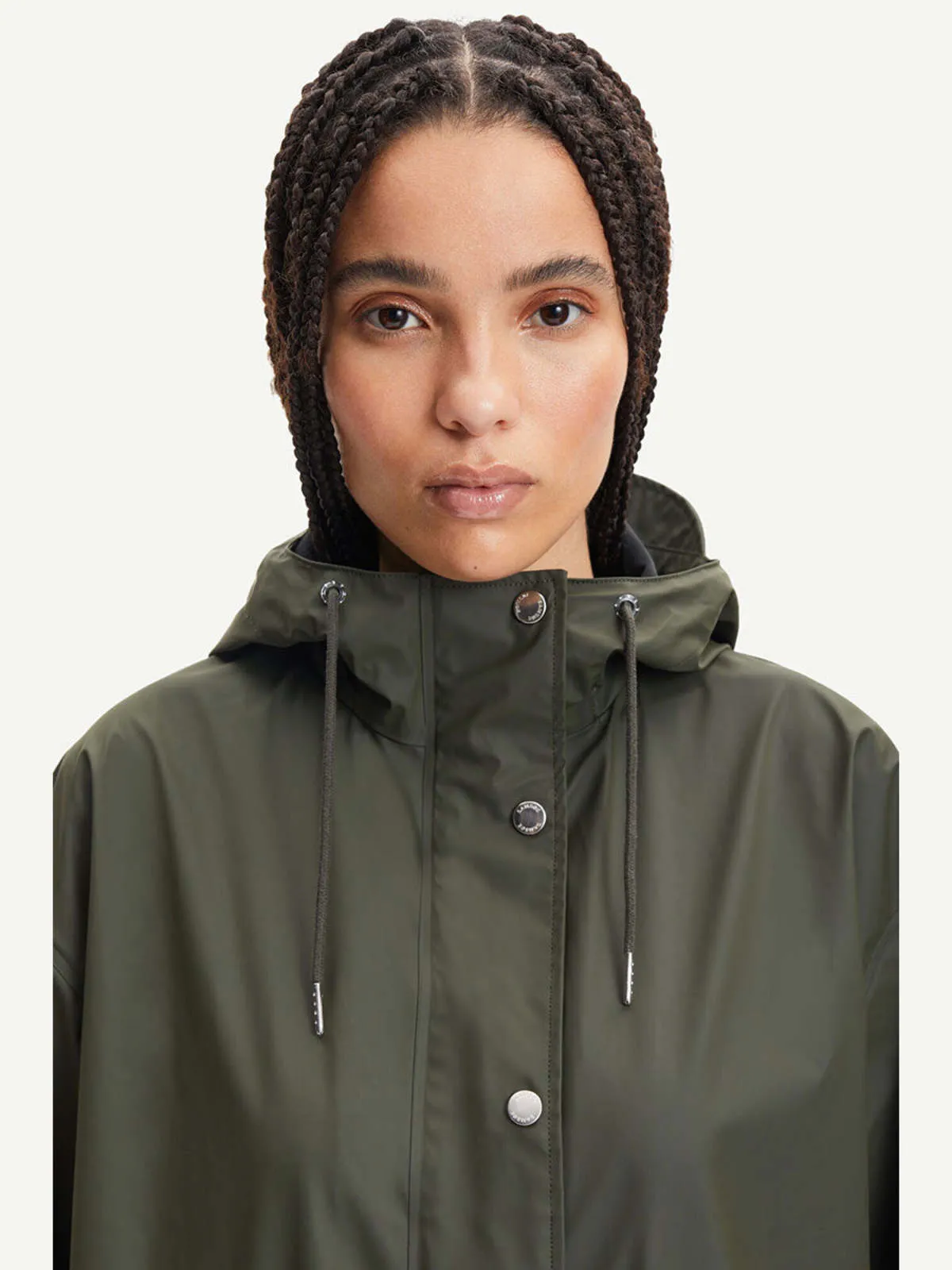 Stala Long Raincoat - Rosin