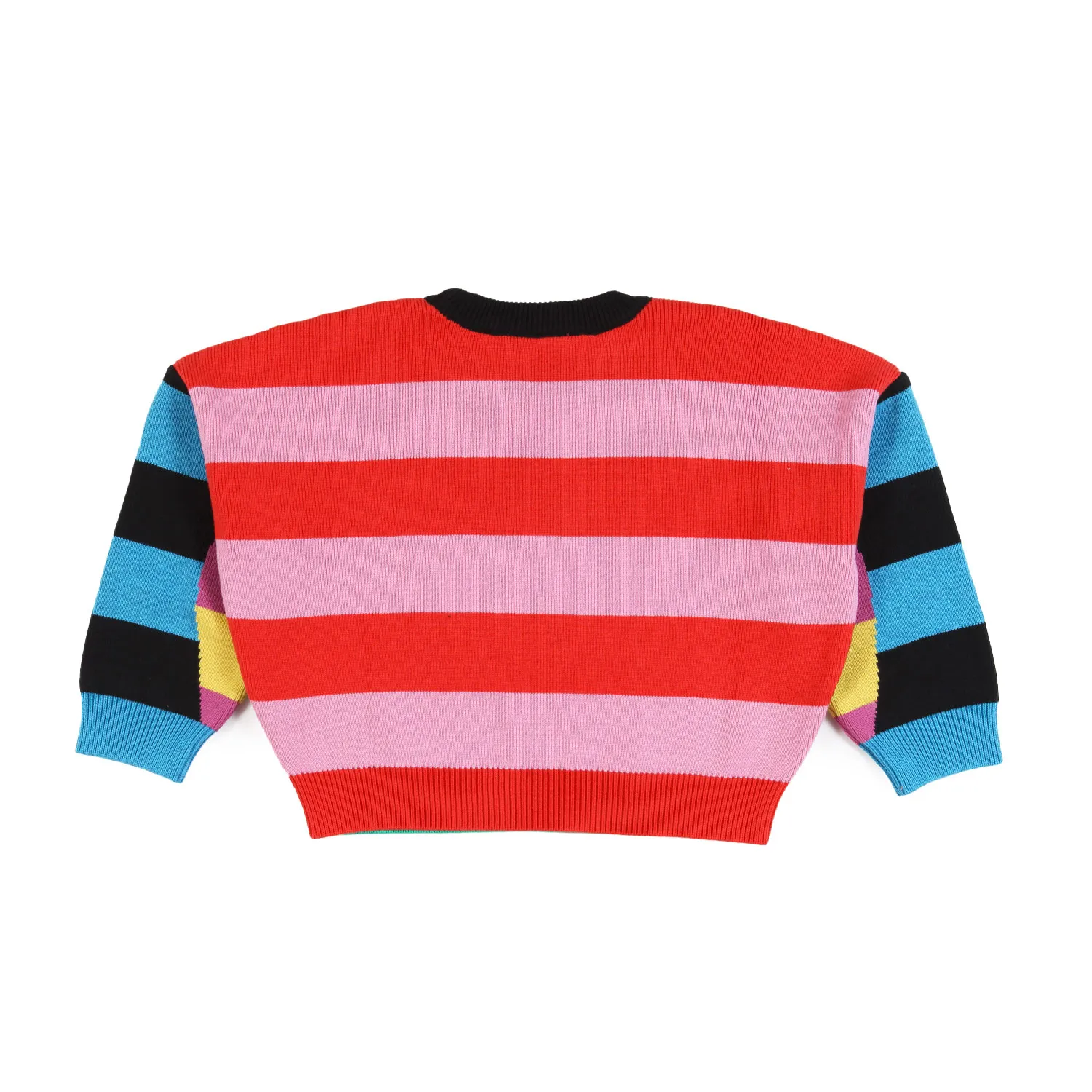 Stella Mccartney Multicolor Striped Pullover For Girls And Teens