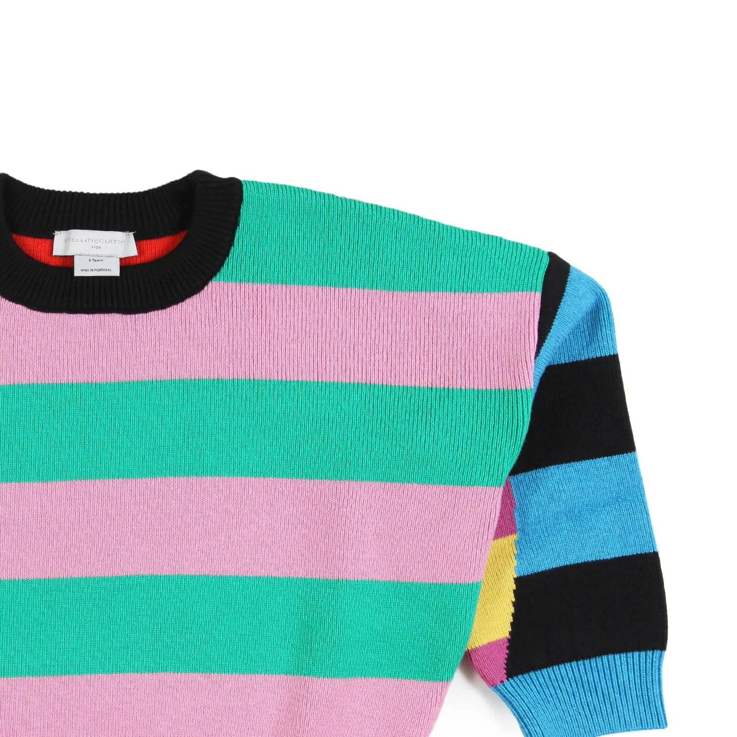 Stella Mccartney Multicolor Striped Pullover For Girls And Teens