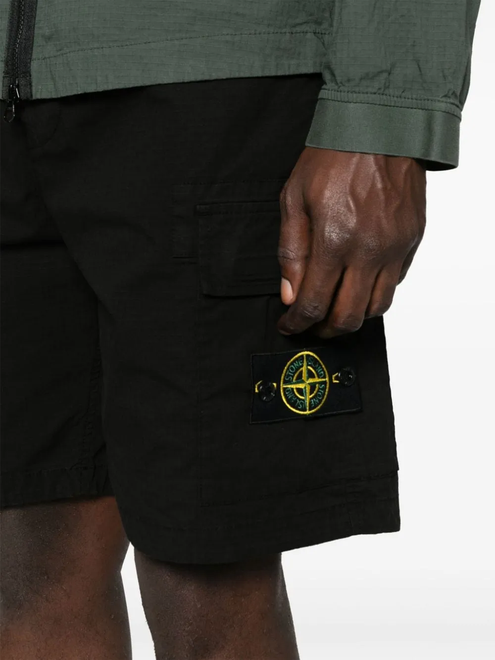 Stone Island - Bermuda cargo Black L1811