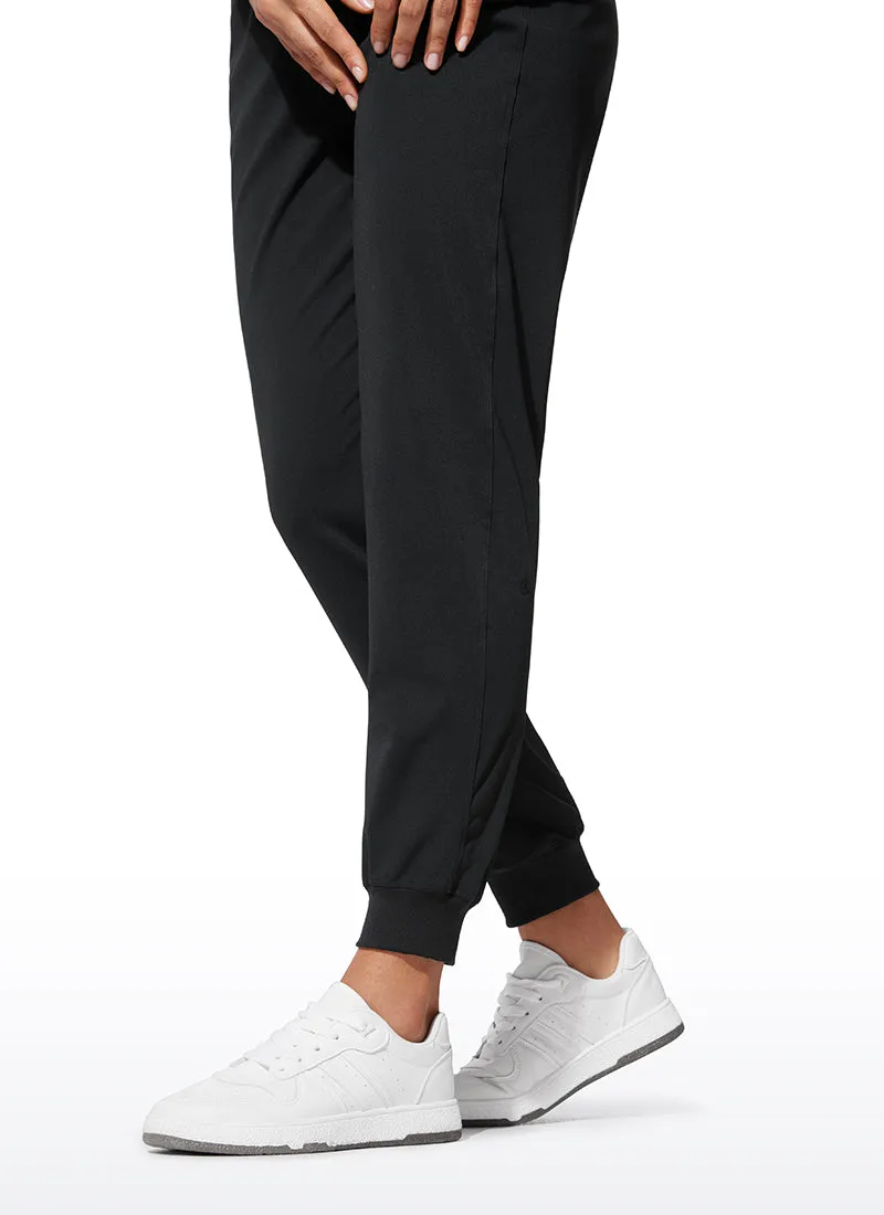 Stretch High Waisted Pockets Joggers 28