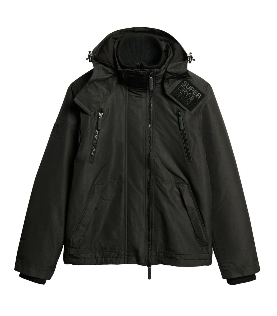 Superdry Hooded Yachter Windbreaker Jacket Black/Black