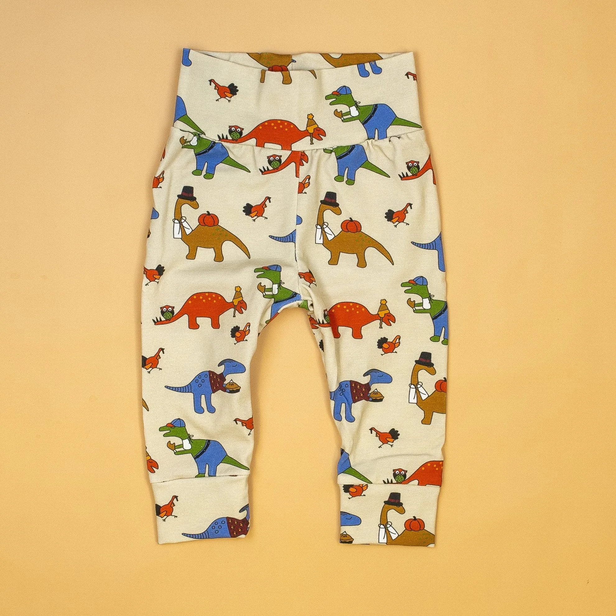 Thanksgiving Dinosaur Leggings