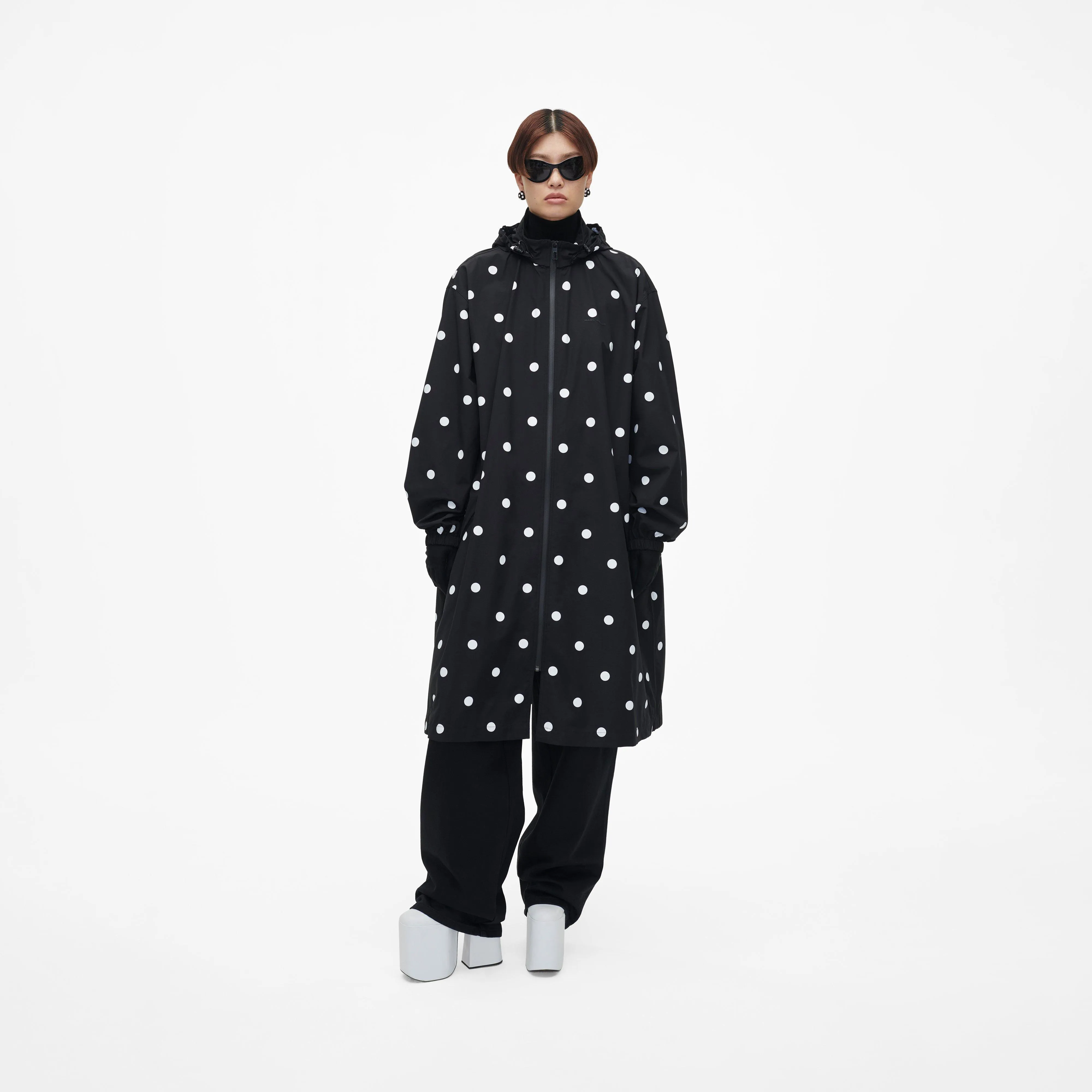 The Spots Long Windbreaker