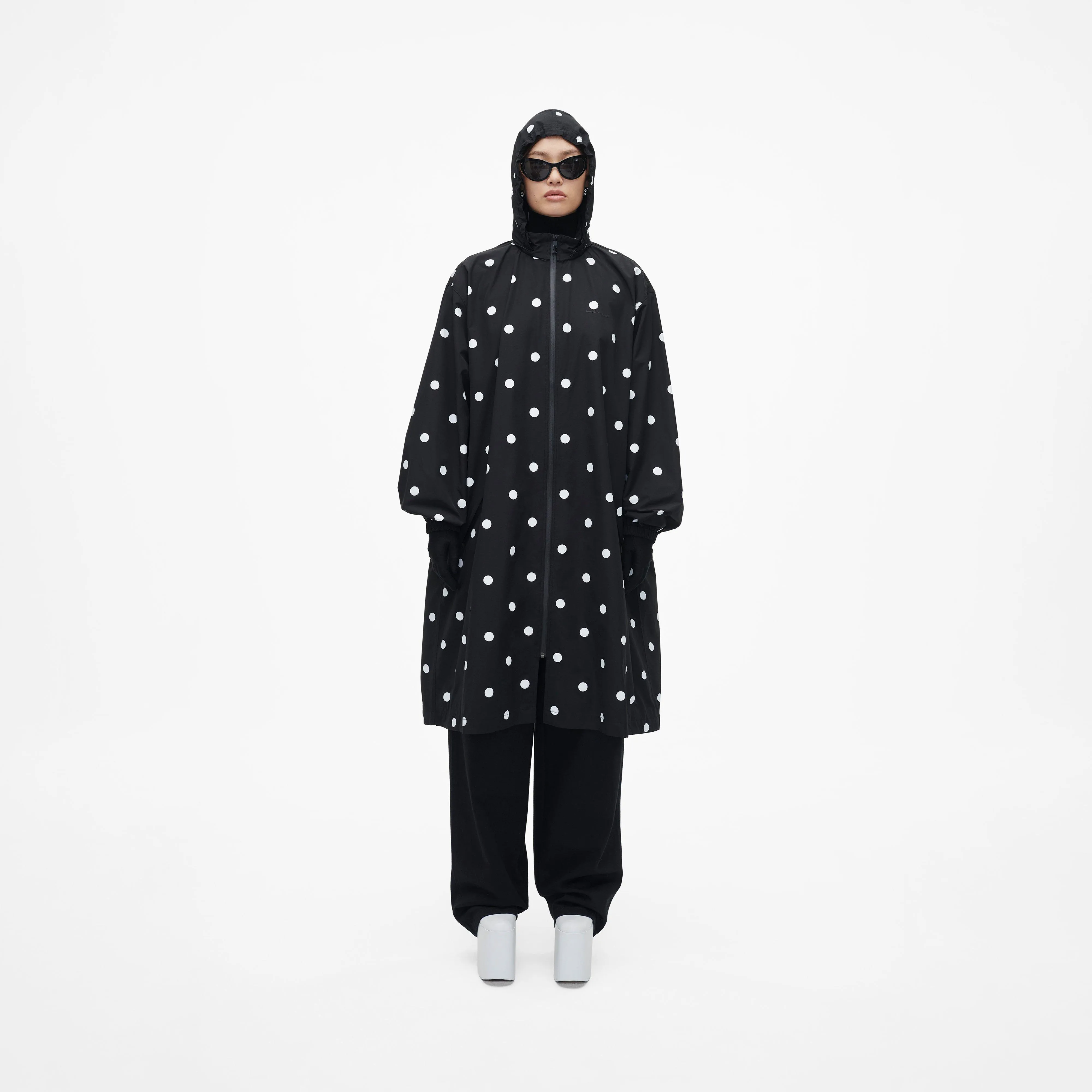 The Spots Long Windbreaker