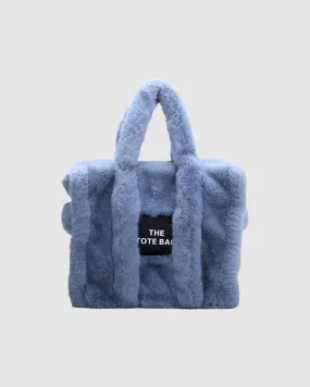 THE TOTE BAG Faux Fur Fluff Handbag