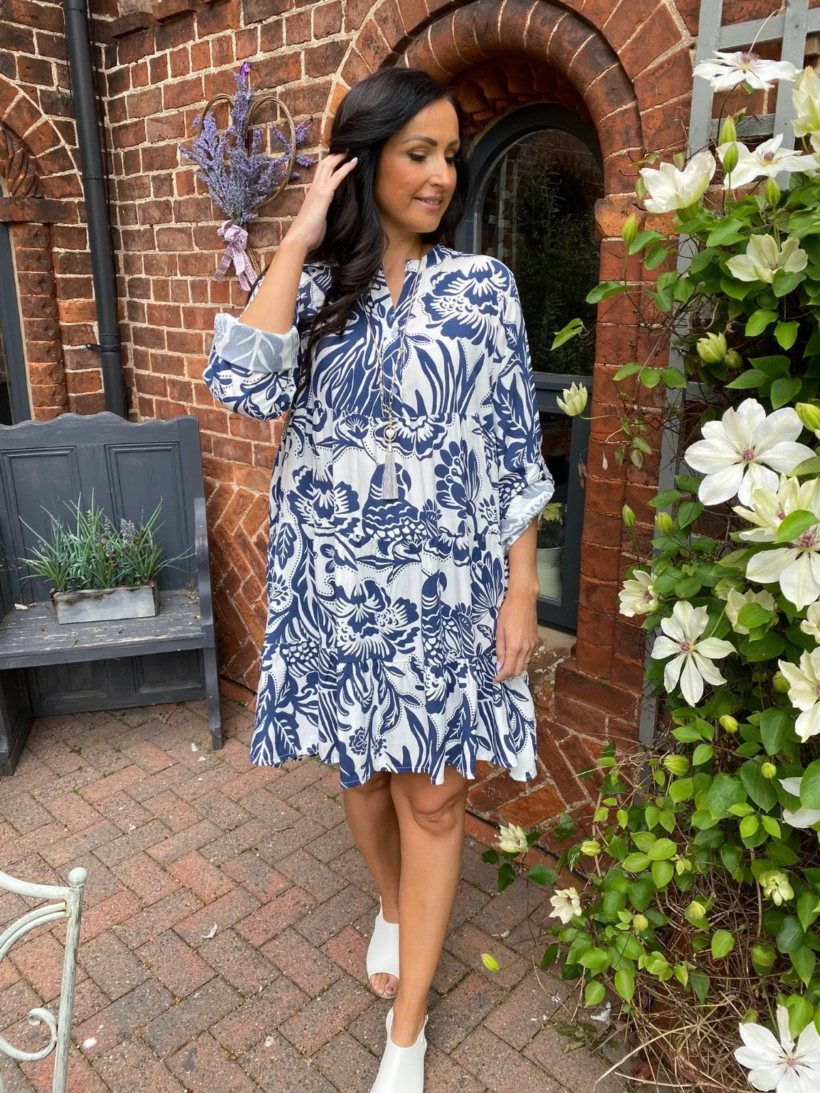 Tropical Print Dress Devon