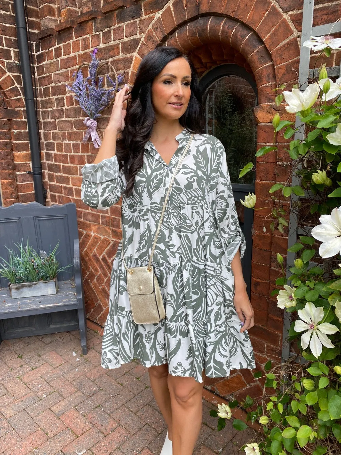 Tropical Print Dress Devon