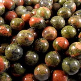 Unakite Round Bead 6mm