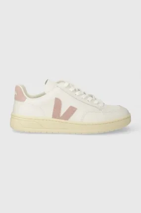 Veja leather sneakers V-12 white color XD0203485