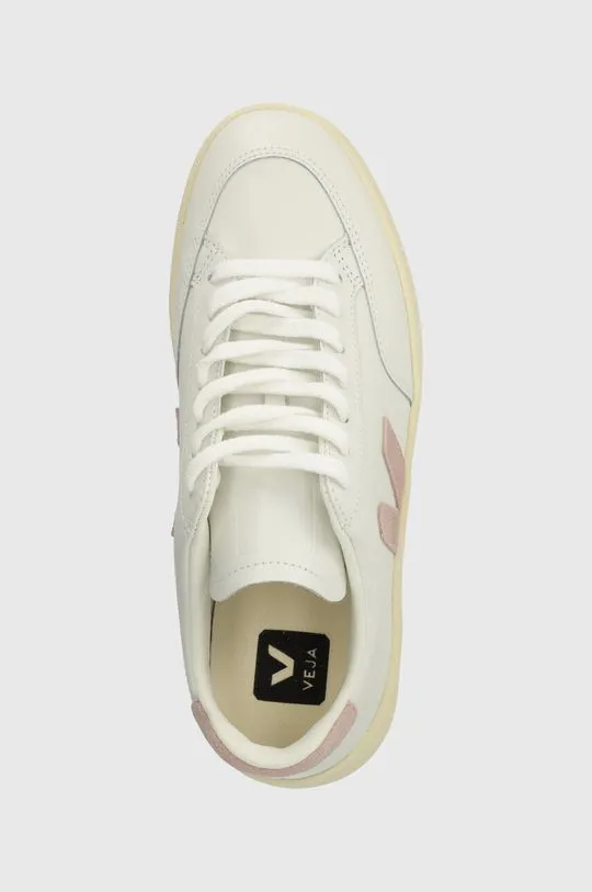 Veja leather sneakers V-12 white color XD0203485