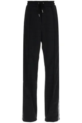 VERSACE Men's Black Greek Print Joggers for FW23