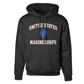 Vietnam 1st Marine Division USMC Hoodie