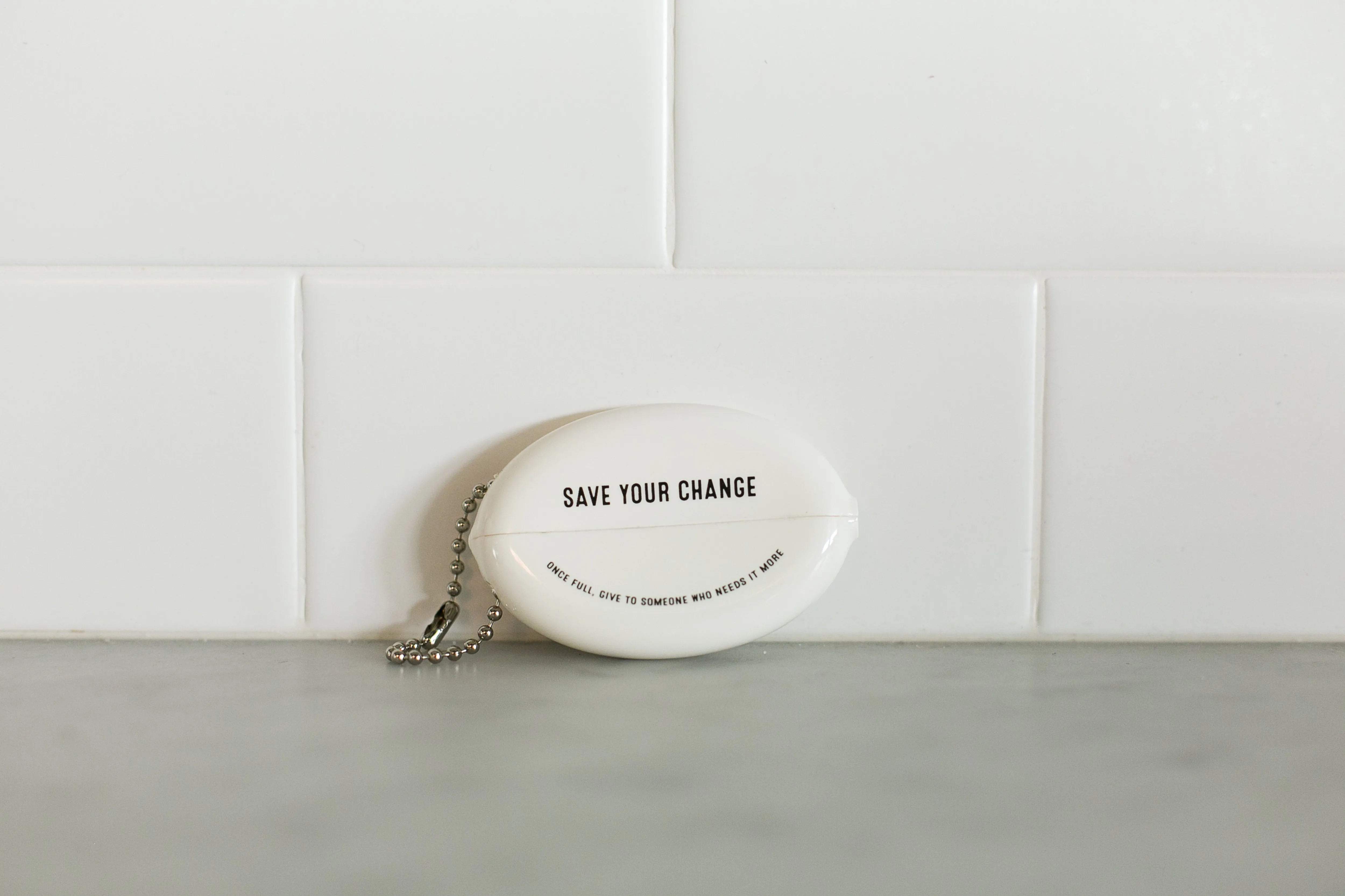 Vintage Coin Pouch - White