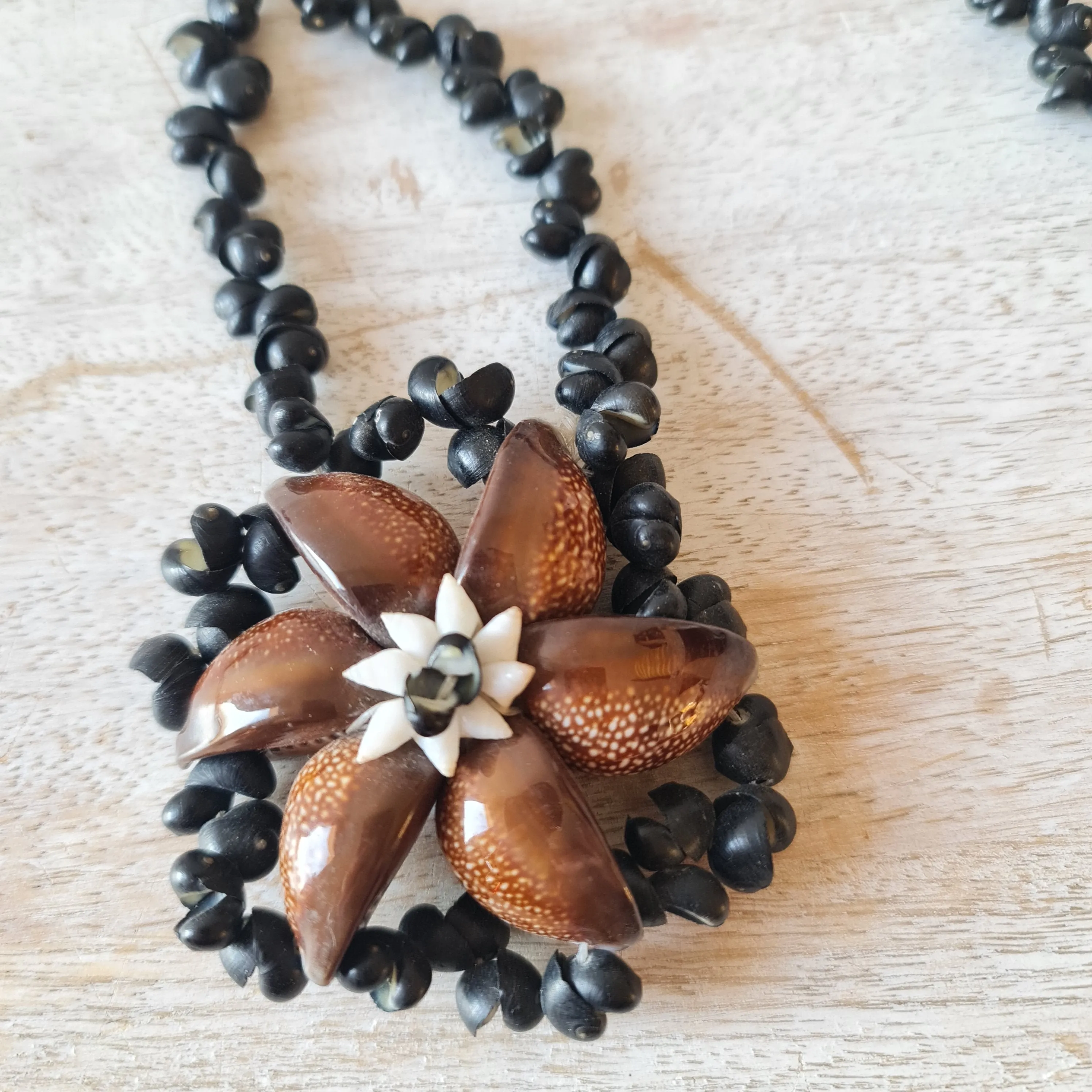 Vintage Island Shell Necklace