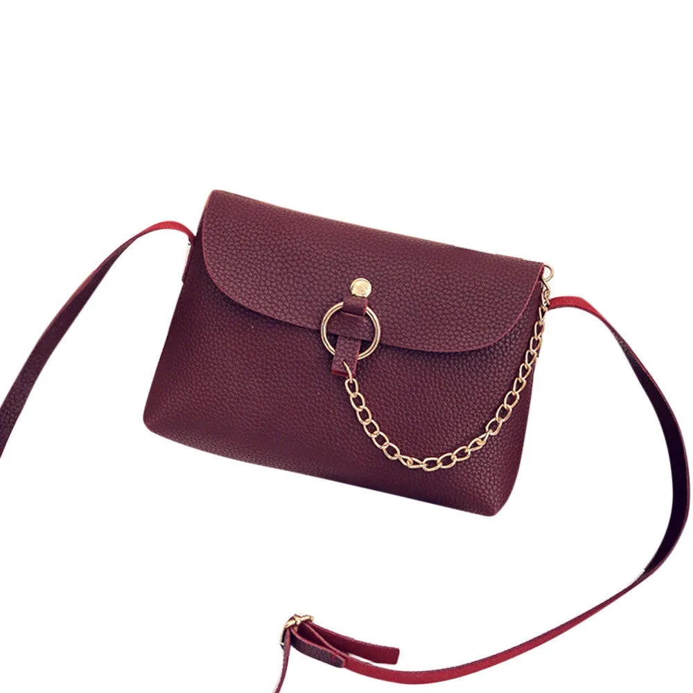 Women Bag Chain Leather Litchi Stria Hbag Crossbody Single Shoulder bag Women messenger bags famoushbags