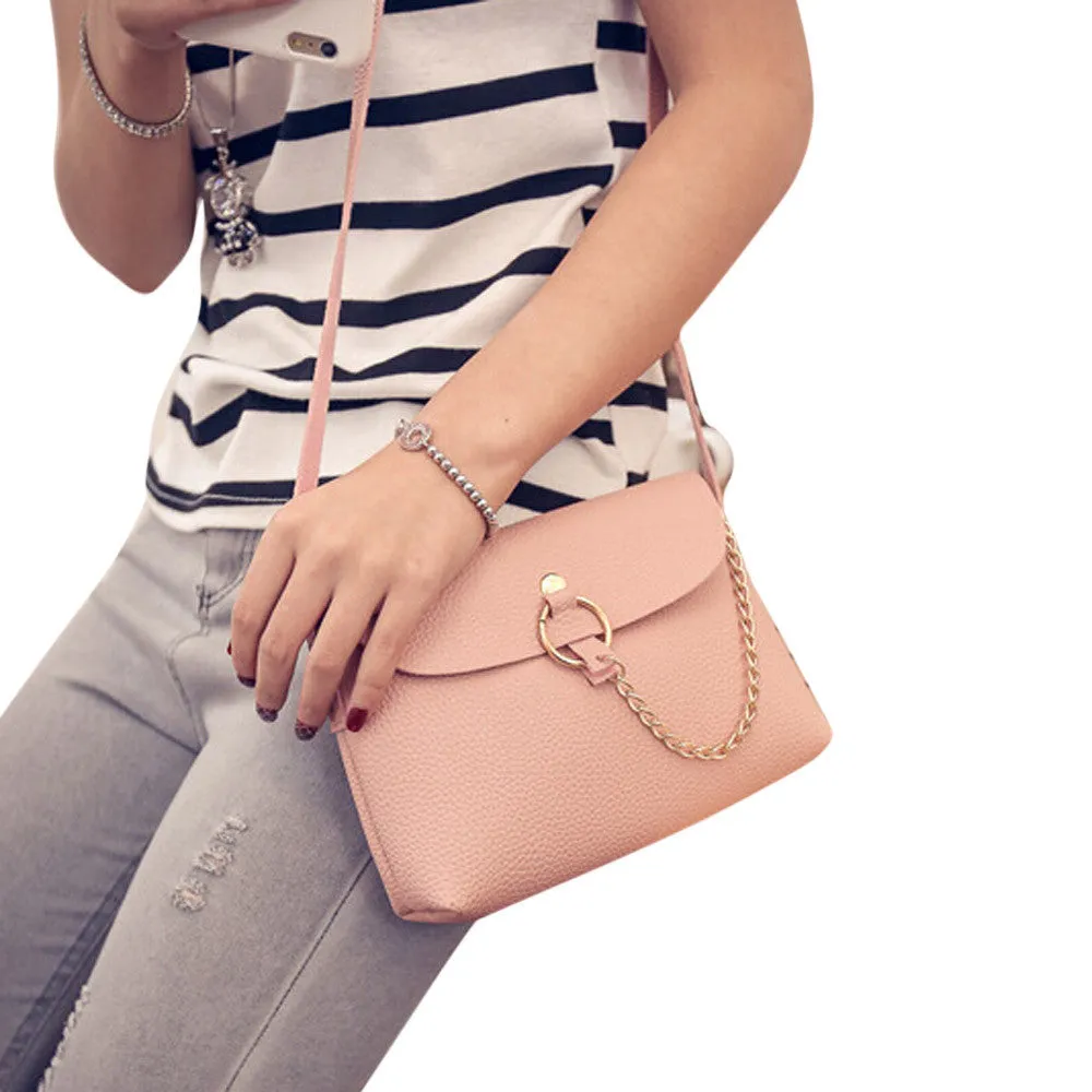 Women Bag Chain Leather Litchi Stria Hbag Crossbody Single Shoulder bag Women messenger bags famoushbags