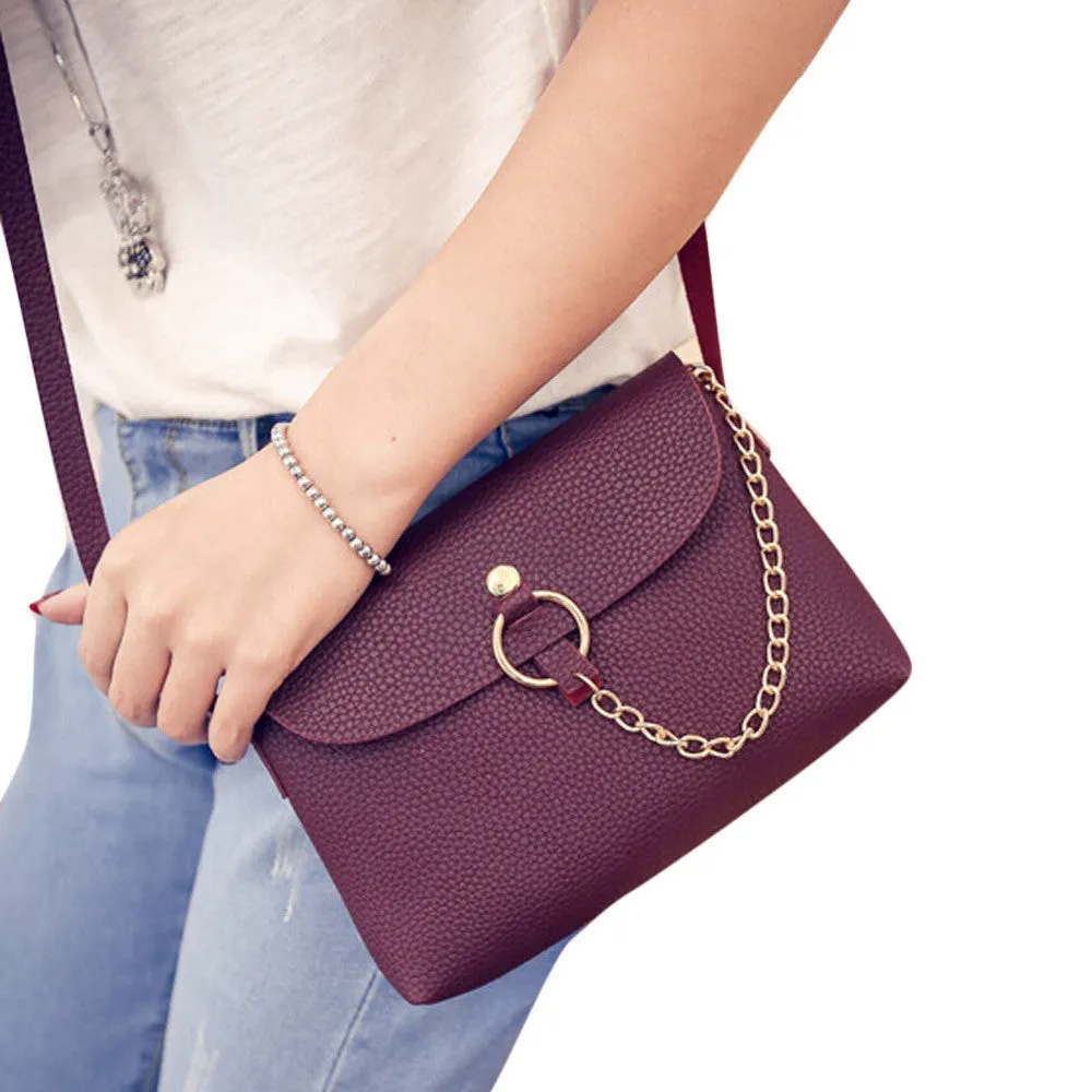 Women Bag Chain Leather Litchi Stria Hbag Crossbody Single Shoulder bag Women messenger bags famoushbags