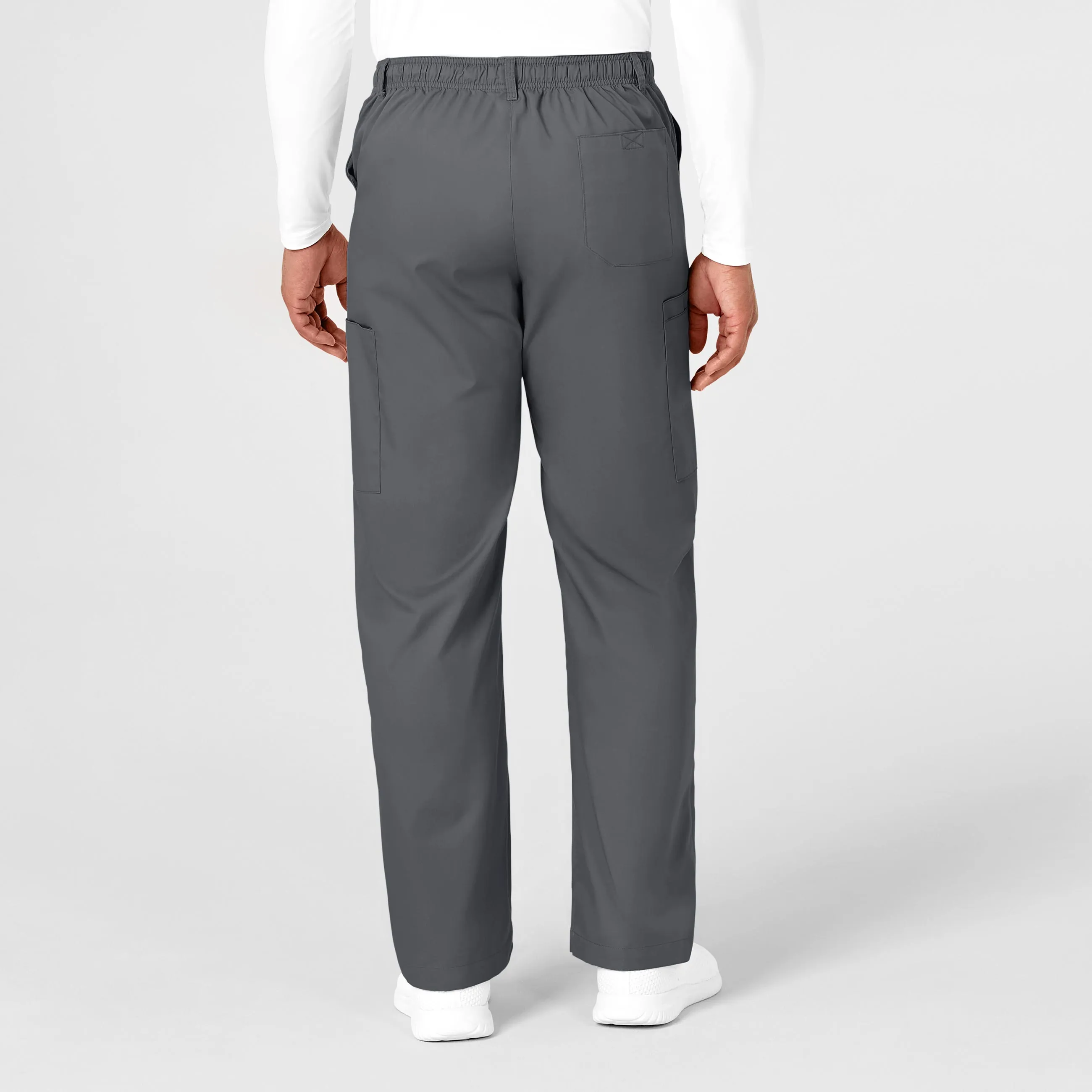 WonderWORK Men's Cargo Scrub Pant - Pewter