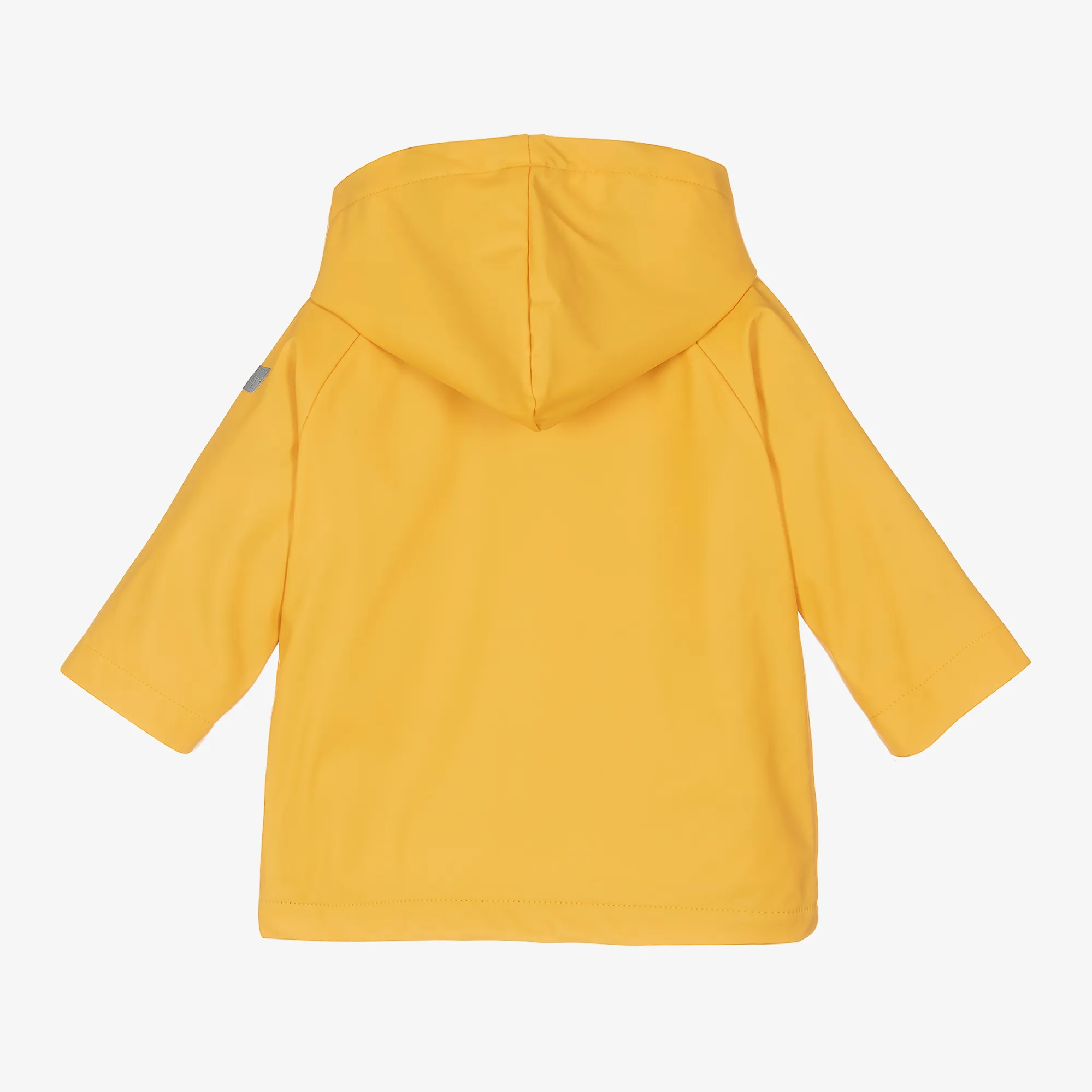 Yellow Hooded Baby Raincoat