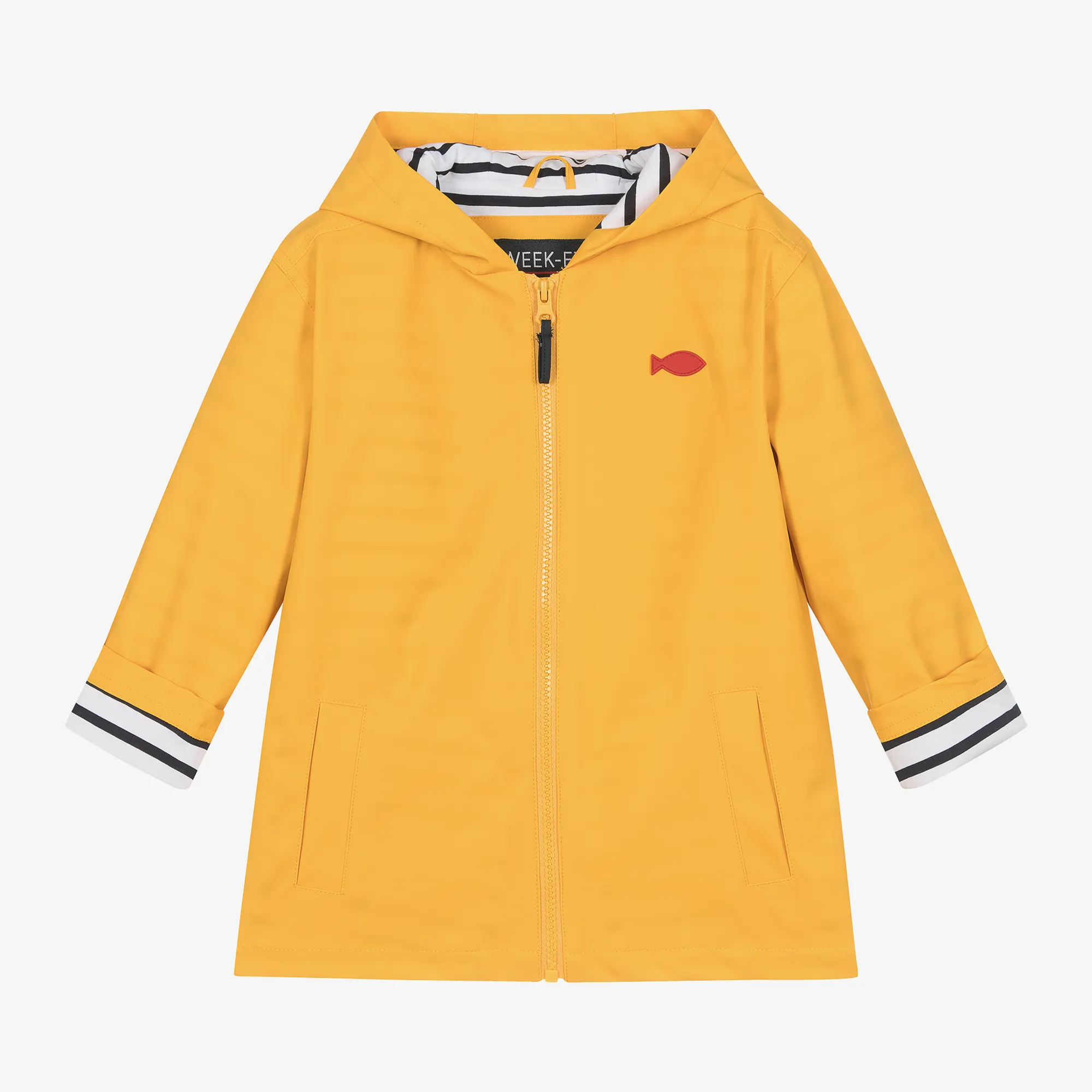 Yellow Hooded Raincoat