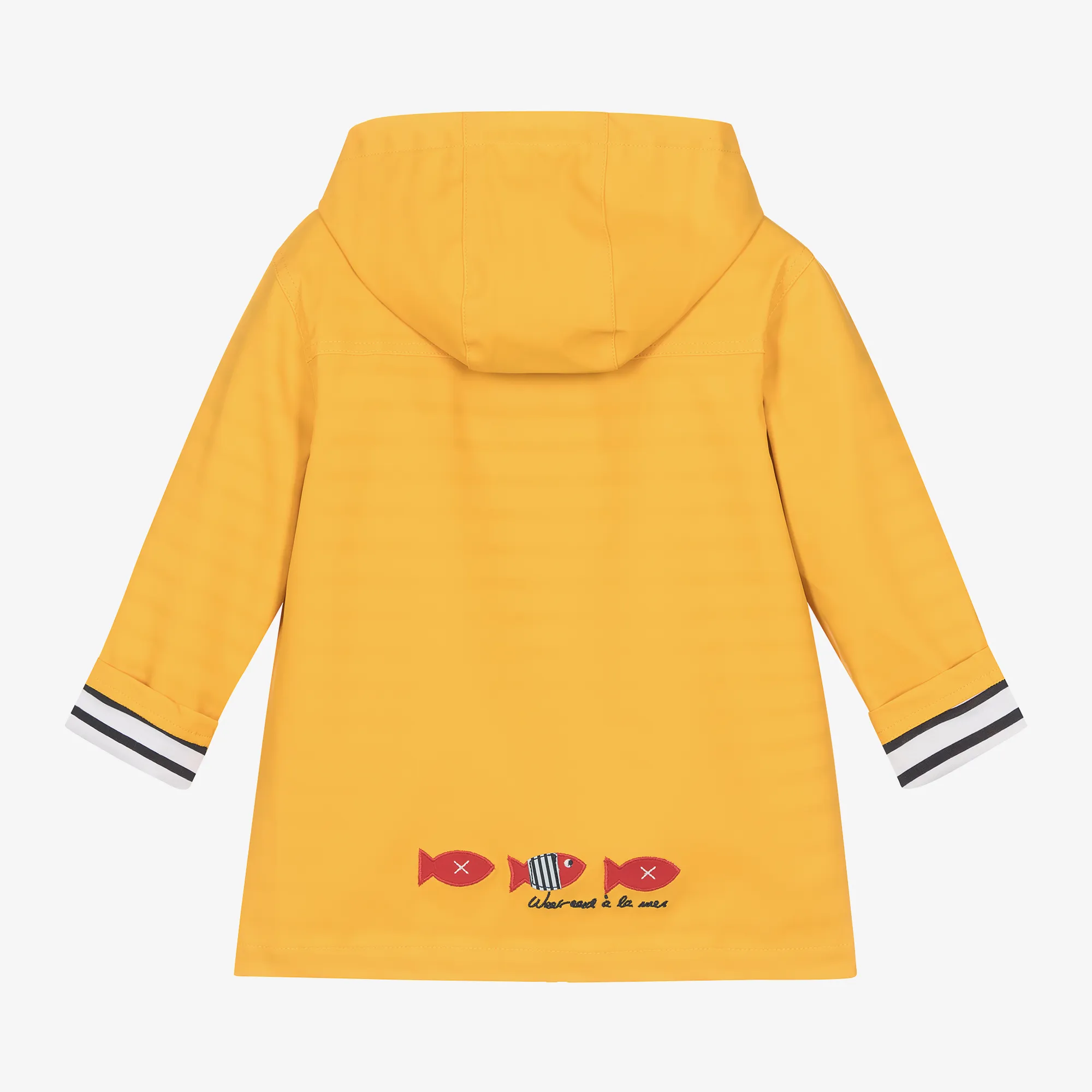 Yellow Hooded Raincoat