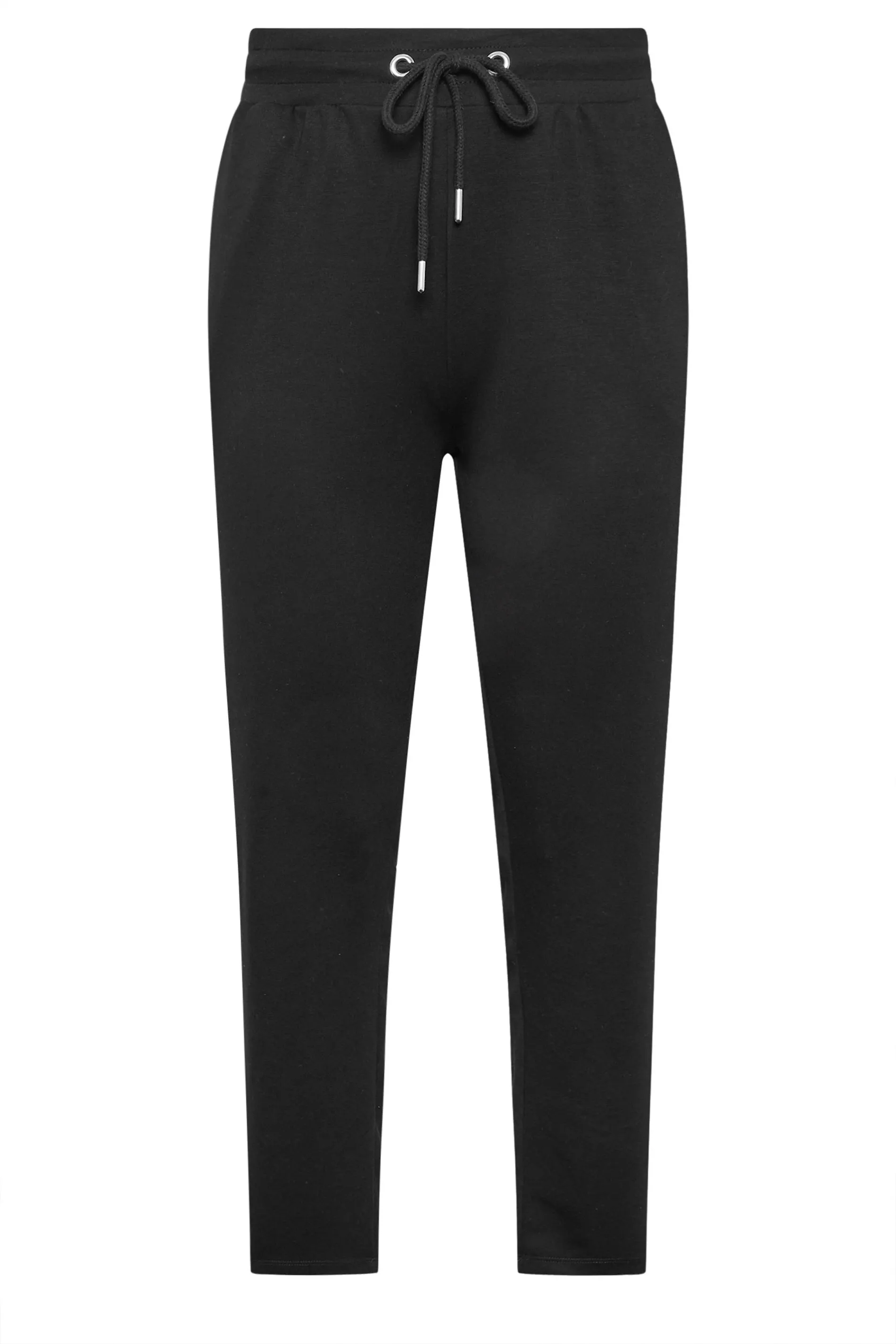 YOURS Curve Black Elasticated Straight Leg Joggers