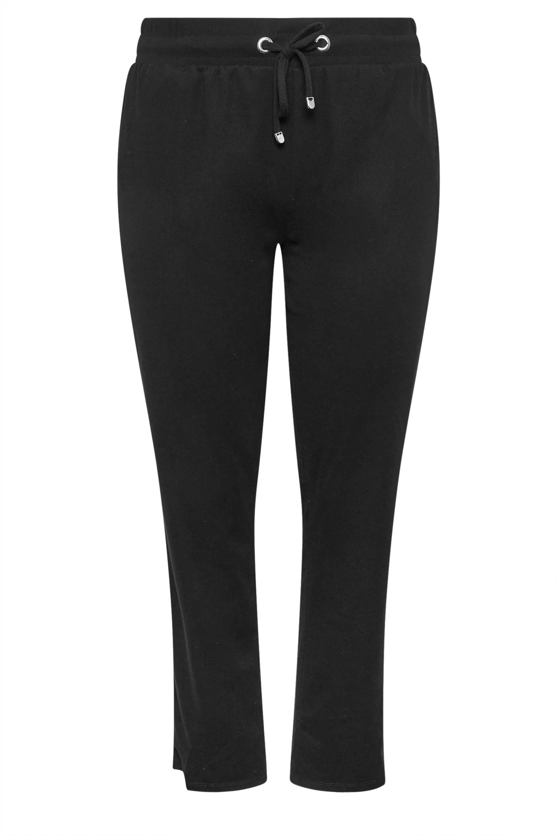 YOURS Curve Black Straight Leg Joggers